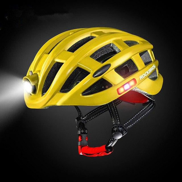 USB-genopladeligt lys Cykling MTB-hjelm