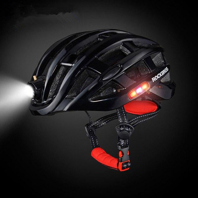 USB-genopladeligt lys Cykling MTB-hjelm