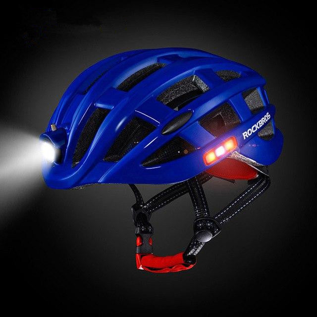 USB-genopladeligt lys Cykling MTB-hjelm