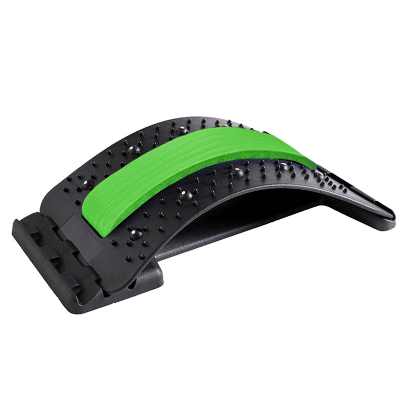 Ergonomisk lændestrækker og rygmassager