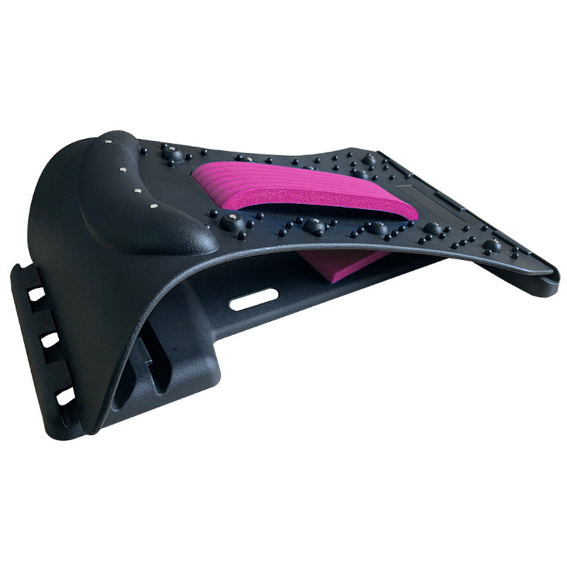Ergonomisk lændestrækker og rygmassager