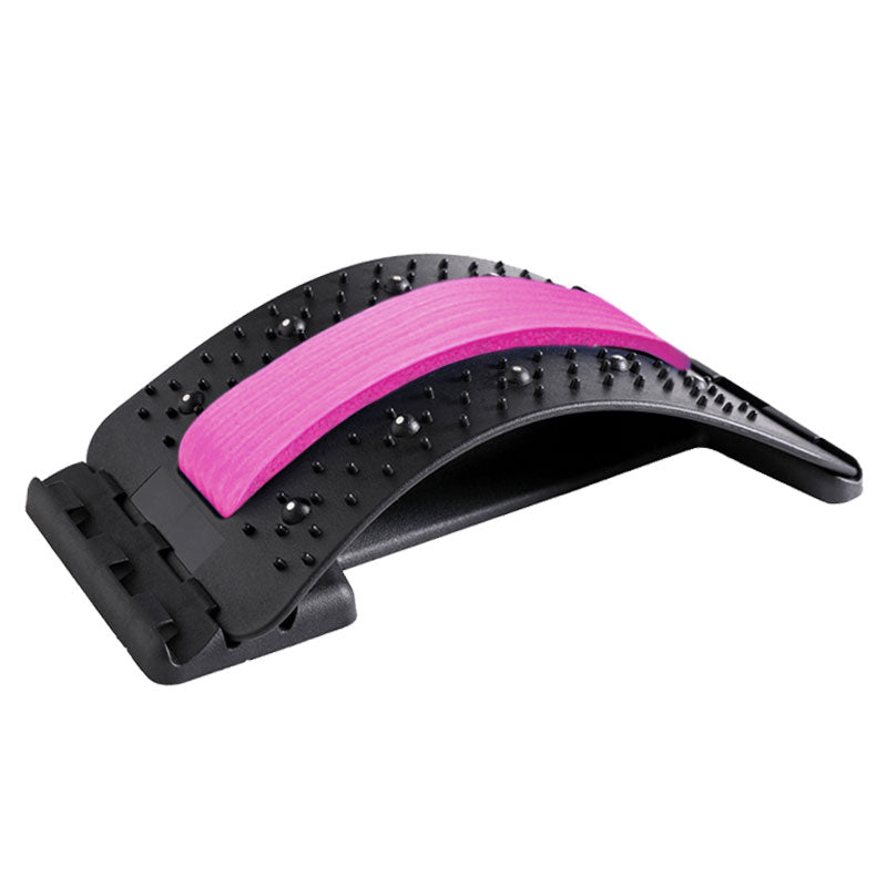 Ergonomisk lændestrækker og rygmassager