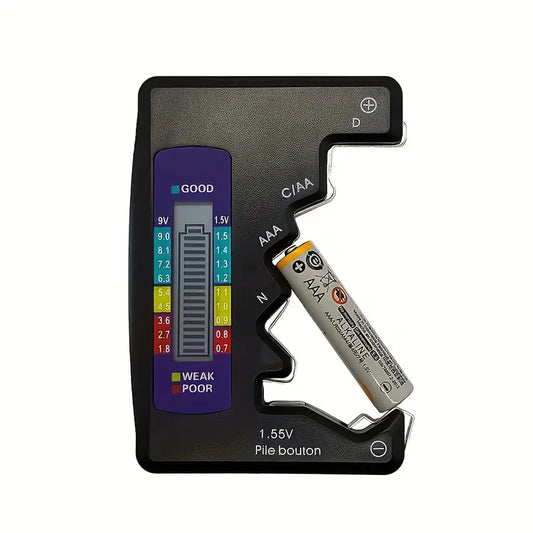 Universel digital batteritester med LCD-display